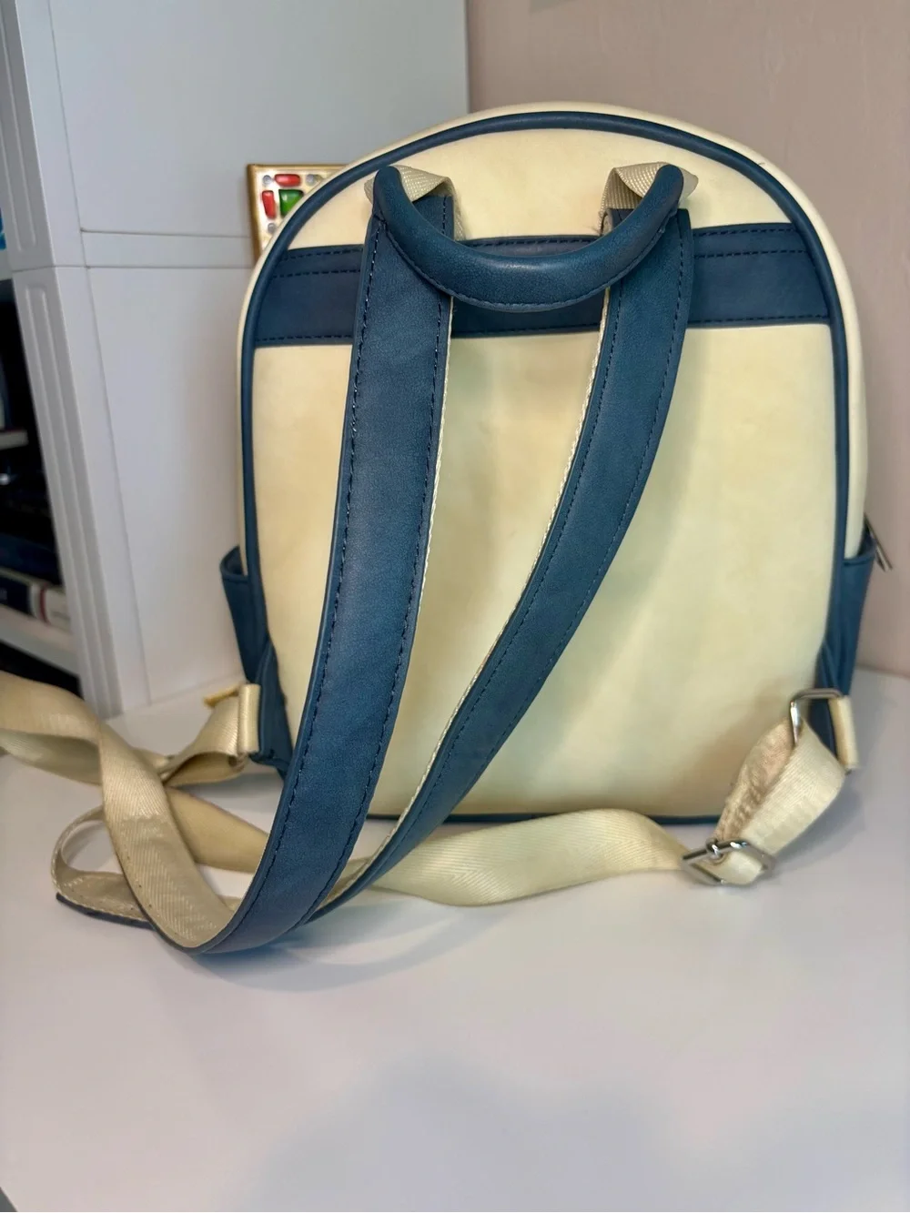 Star Wars Blue & Cream Ahsoka and Grogu Mini Backpack